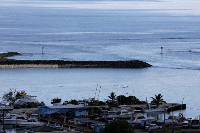 A view of a part of Tamuning city on the island of Guam, a U.S. Pacific Territory, August 11, 2017. REUTERS/Erik De Castro