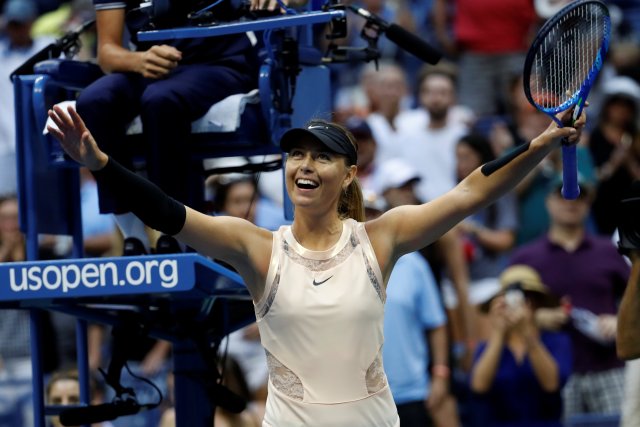 La tenista rusa Maria Sharapova. REUTERS/Mike Segar