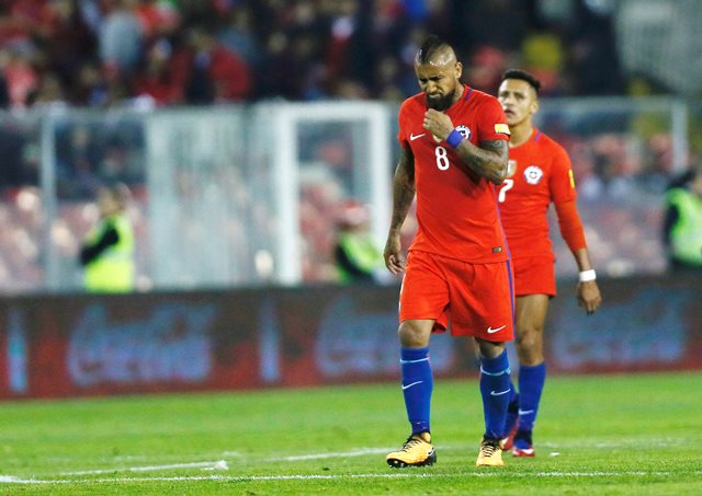 El jugador chileno Arturo Vidal. REUTERS/Rodrigo Garrido