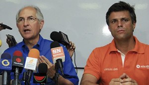 Artistas y deportistas venezolanos se solidarizan con Leopoldo López y Antonio Ledezma