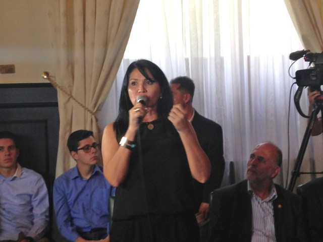 La diputada a la Asamblea Nacional, Melva Paredes (Foto: Comunicaciones UNT)