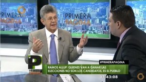 Ramos Allup asegura que oposición ganará todas las Gobernaciones