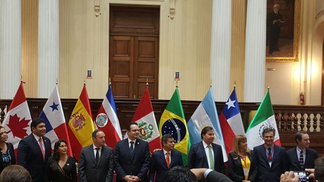 Representantes de los Parlamentos de 10 países debaten sobre la crisis venezolana (Foto: LaPatilla.com)