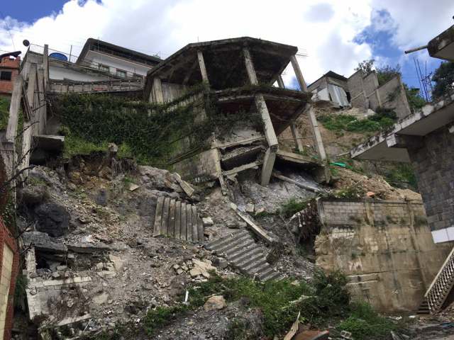 El derrumbe ocurrió el pasado 14 de julio (Foto: Prensa concejal Jesús Armas)