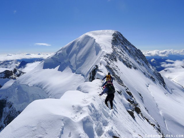 Alpinismo en Piz Bernina
