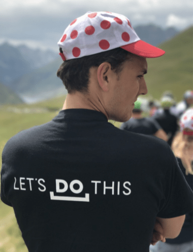 Alex Rose, cofundador de Let´s Do It, en el Tour de France