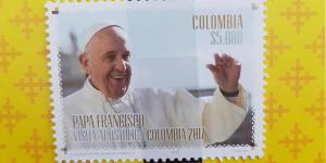Colombia pone en circulación 38.000 estampillas por visita del papa