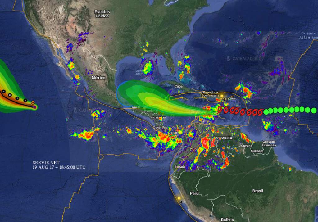 Honduras mantiene alerta preventiva en Caribe por lluvias a causa de Harvey