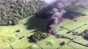 Un muerto y cinco heridos tras explosión en ducto petrolero en México (fotos y video)