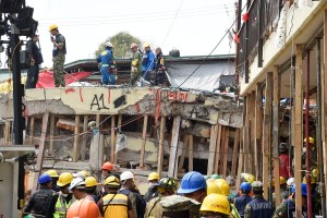 Asciende a 286 número de víctimas mortales por el terremoto en México