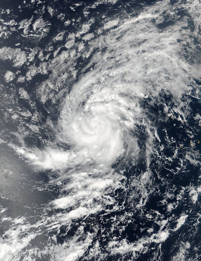 Satellite image of Tropical Storm Irma pictured here in the Eastern Atlantic Ocean on August 30, 2017. Image taken August 30, 2017.  NASA/NOAA /Goddard Rapid Response Team/Handout via REUTERS     ATTENTION EDITORS - THIS IMAGE WAS PROVIDED BY A THIRD PARTY.