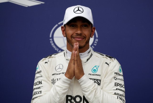 El piloto británico de Fórmula Uno, Lewis Hamilton (Mercedes). REUTERS/Max Rossi     TPX IMAGES OF THE DAY