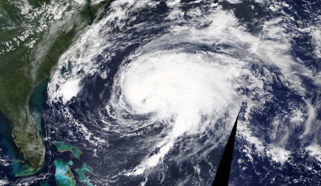Hurricane Jose is shown in the Atlantic Ocean off the east coast of the United States in this September 17, 2017 NASA handout satellite photo.   NASA/Handout via REUTERS   ATTENTION EDITORS - THIS IMAGE WAS PROVIDED BY A THIRD PARTY.
