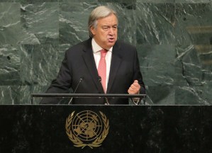Secretario general de la ONU, Antonio Guterres pide diálogo a un líder de Corea del Norte