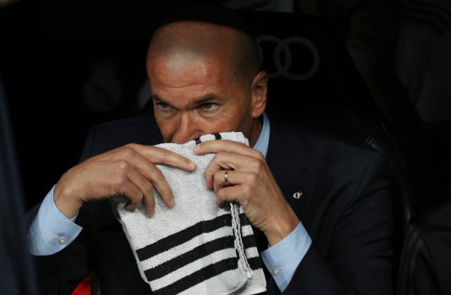El entrenador del real Madrid, Zinedine Zidane. REUTERS/Sergio Perez