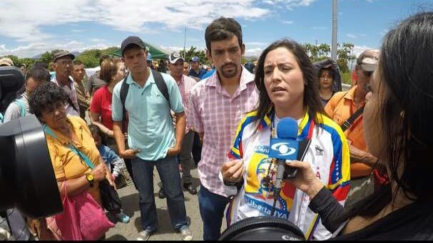 Patricia de Ceballos pidió al Papa interceder para apertura de canal humanitario en la frontera
