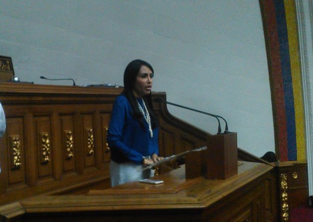 La diputada a la Asamblea Nacional, Delsa Solorzano (Foto: Prensa AN)