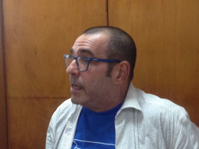 Mauricio Gutiérrez, dirigente de Positivo en Colectivo // Foto Prensa