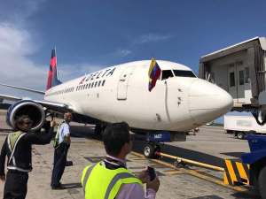 Delta Air Lines también se fue de Venezuela: El último despegue desde Maiquetía (FOTOS)