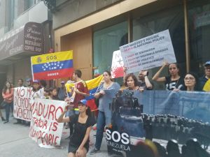 Venezolanos en Nueva York protestaron contra el régimen de Maduro (fotos)