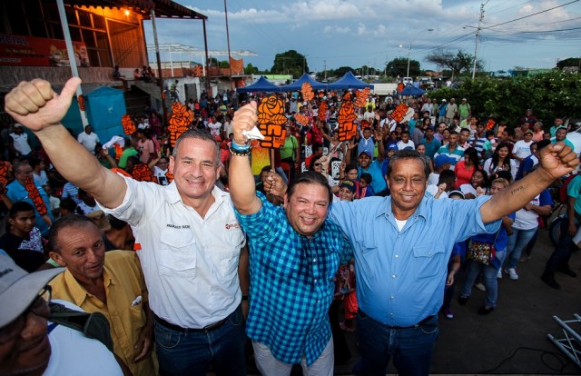 Andrés Velásquez encabezó acto de Voluntariado con Andrés en Caicara // FOTO Prensa