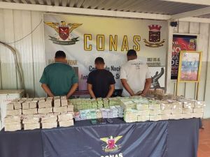 Detienen en Bolívar a tres hombres por tener más de 21 millones de bolívares en efectivo