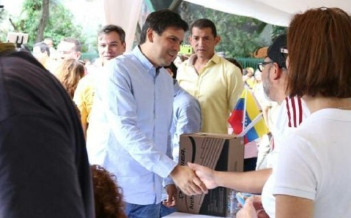 Carlos Ocariz, candidato a la gobernación del estado Miranda // Foto captura de tv