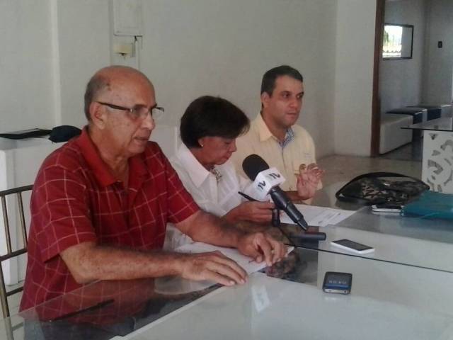 Foto: Los miembros de la Comisión Electoral de Primarias en Yaracuy  / Prensa 