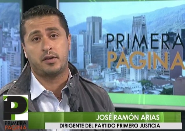 José Ramón Arias, precandidato por la Unidad en el estado Aragua // FOTO captura tv
