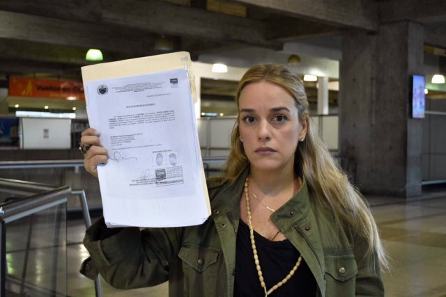 Lilian Tintori, esposa del preso político Leopoldo López (Foto: @liliantintori)