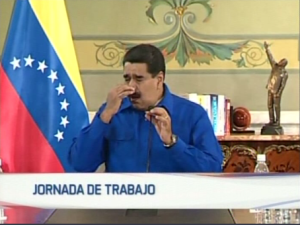 Ya hasta Maduro es alérgico a las cadenas (video)