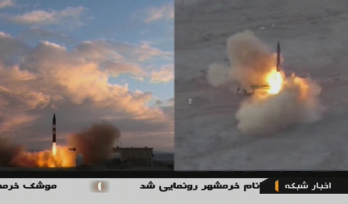 Irán prueba el misil de largo alcance presentado el viernes por Hasan Rohani
