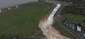 Desde el aire: La rotura de la represa Guajataca que amenaza a Puerto Rico (VIDEO)