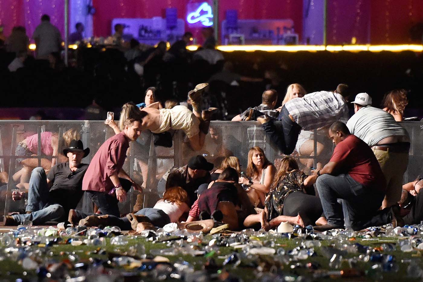 El tiroteo en Las Vegas, el más sangriento en la historia de Estados Unidos
