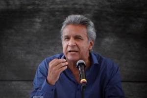 Lenín Moreno es el primero en llegar a investidura de Carlos Alvarado en Costa Rica