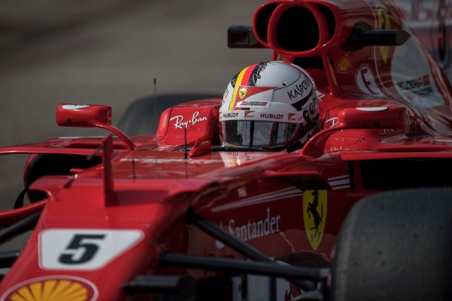 El piloto de Fórmula Uno, Sebastian Vettel. Jerome Miron-USA TODAY Sports
