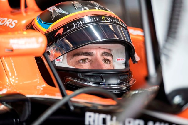 El español Fernando Alonso, piloto de Fórmula Uno (McLaren). Jerome Miron-USA TODAY Sports