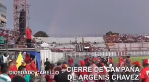 Diosdado le ladra al aire en el “cierre triunfal” de campaña de Argenis Chávez (VIDEO)