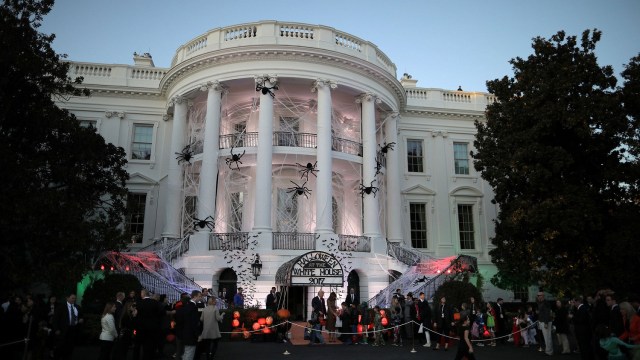 Casa Blanca Halloween. Foto Infobae
