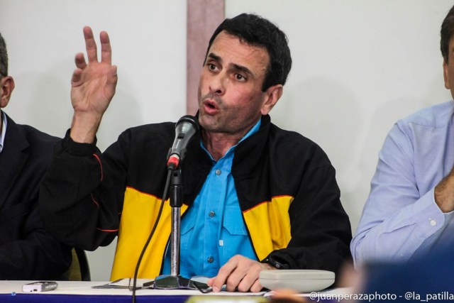 El gobernador del estado Miranda, Henrique Capriles / Foto: Juan Peraza