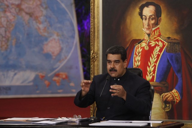 Maduro ofreció una rueda de prensa este martes con medios internacionales. Foto: AVN
