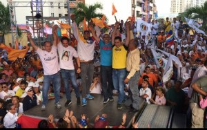 ¡Rumbo al #15Oct! Así fue el cierre de campaña de Ismael García en Aragua