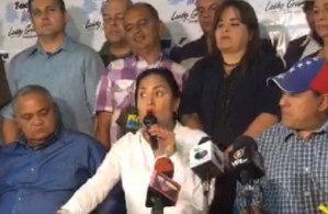 Laidy Gómez: Aquí estoy, no hay manera de declarar vacío de poder en Táchira (Videos)