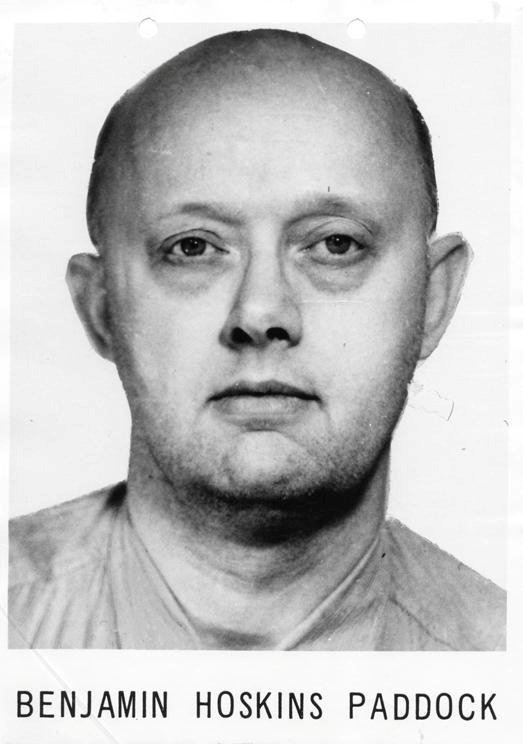 Benjamin Hoskins Paddock, the father of Route 91 music festival gunman Stephen Paddock, is seen in an undated photo from the FBI's Most Wanted Fugitives archives. Courtesy FBI/Handout via REUTERS ATTENTION EDITORS - THIS IMAGE HAS BEEN SUPPLIED BY A THIRD PARTY.