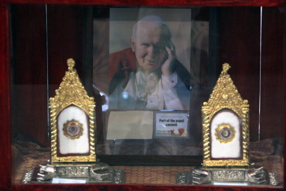 Reliquias de Juan Pablo II (Archivo/Getty Images)