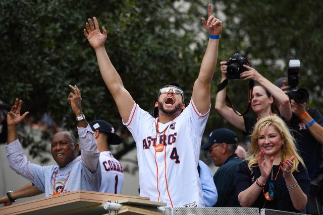 Recibimiento de los Astros de Houston. Shanna Lockwood-USA TODAY Sports