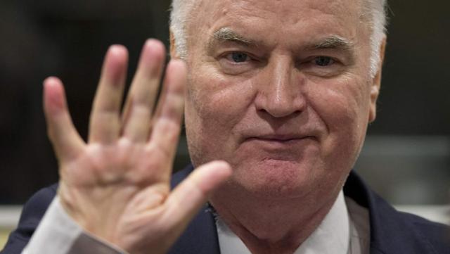 Ratko Mladic, en el Tribunal Penal Internacional para la antigua Yugoslavia (Peter Dejong / AFP)