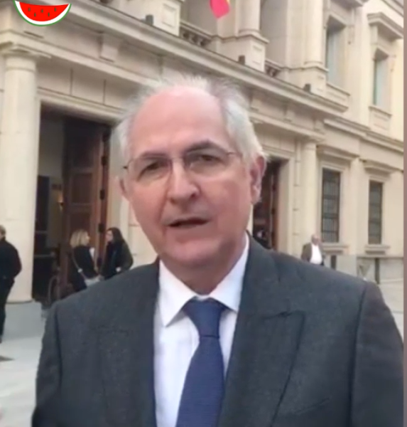 Antonio Ledezma desde el Senado de España. LaPatilla.com