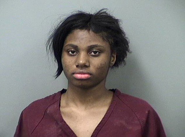 The charges against  Lestina Marie Smith, pictured, stem from an incident that took place on January 11 in Saginaw Township, Michigan