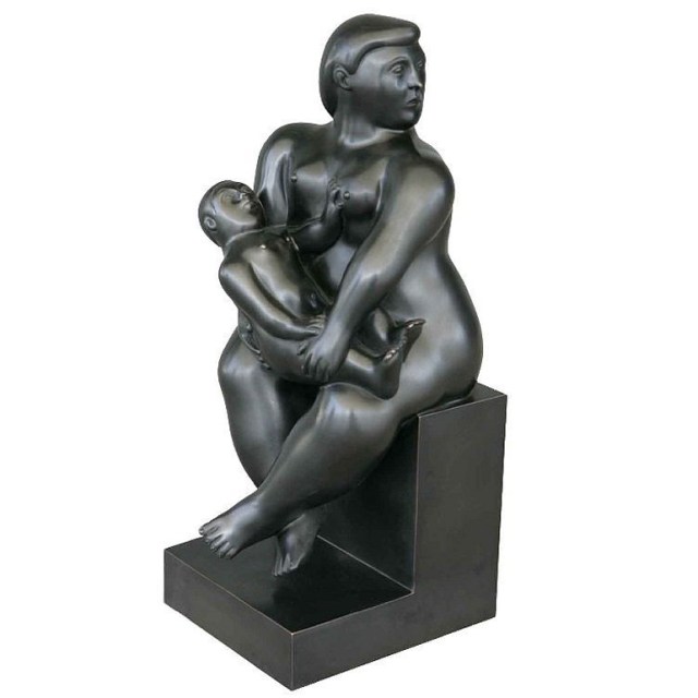 Maternity, la escultura de Botero robada 